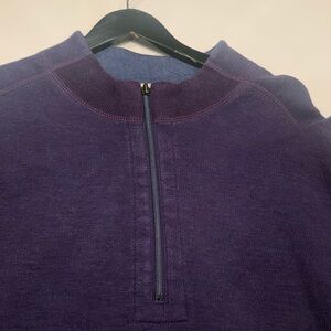 Tommy Bahama Men's Zip-Up Purple Sweater